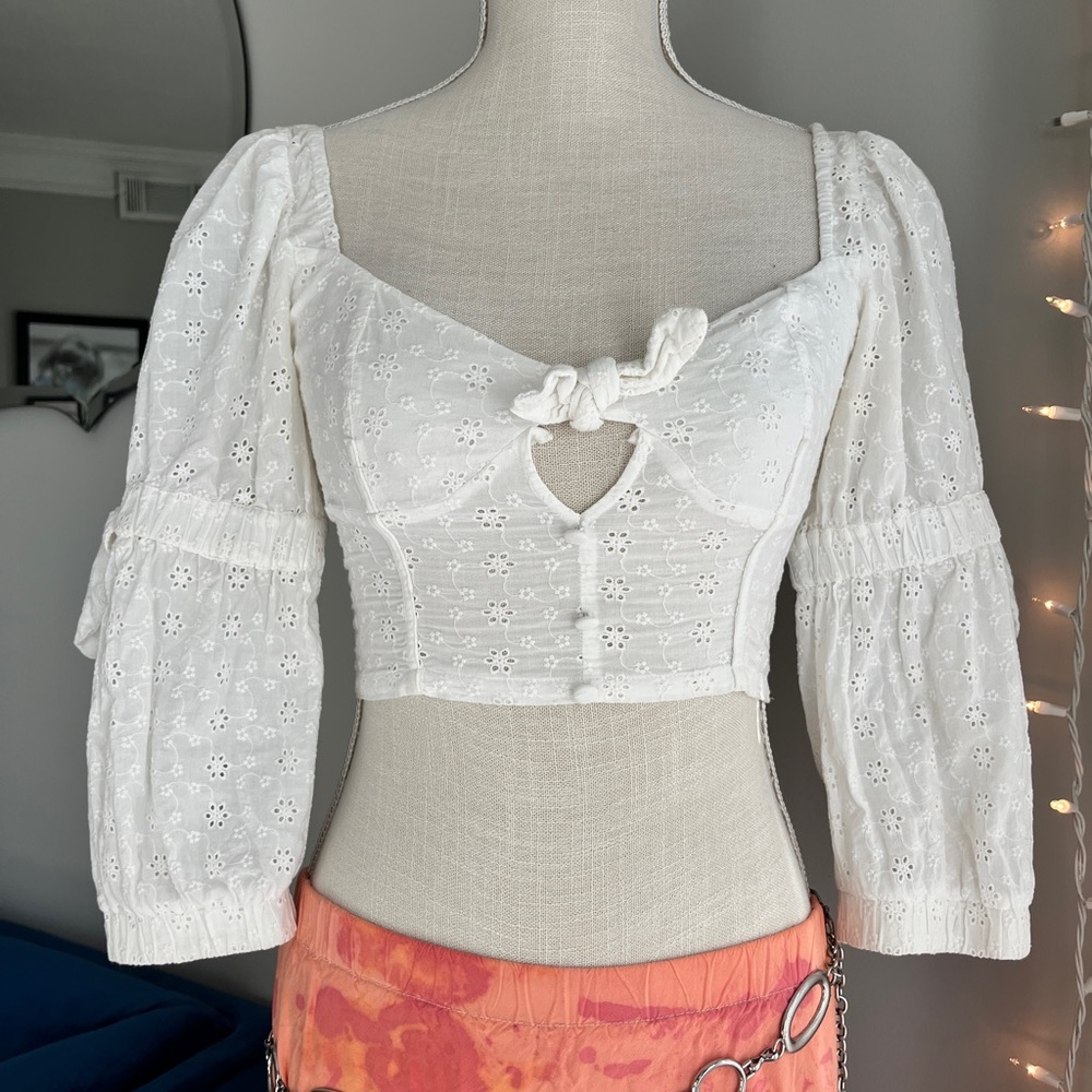 For Love & Lemons milkmaid top ♡ - Picture 2 of 7